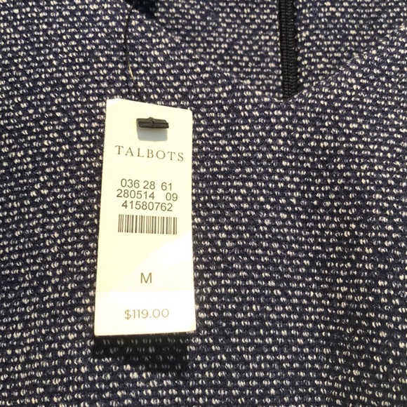 Talbots Navy dress - Picture 5 of 6
